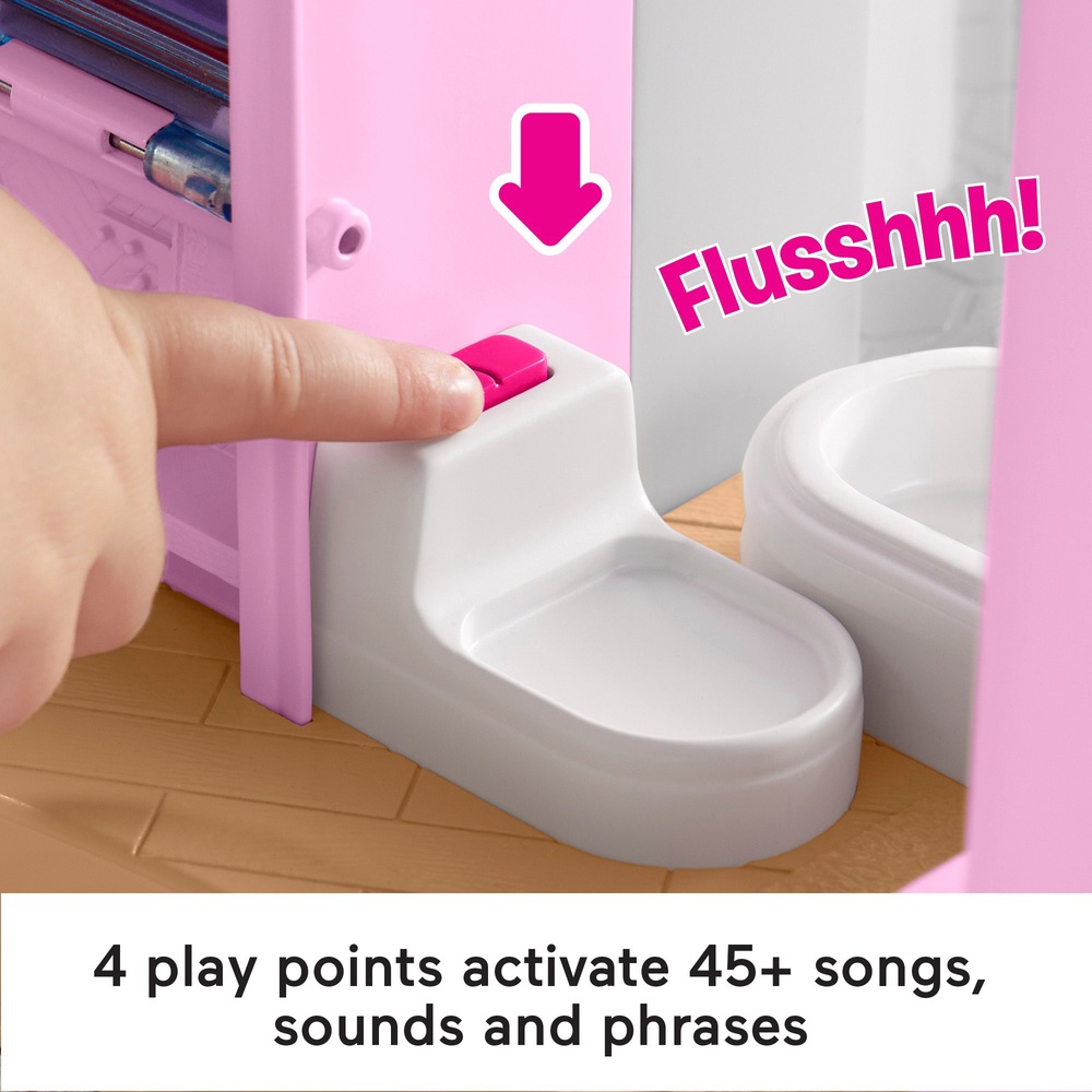 Fisher-Price Little People Barbie Little DreamHouse Spielset, Figuren und Zubehör