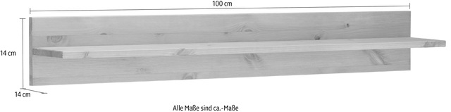 Home affaire Wandboard »Oslo« 100 cm breit, aus massiver Kiefer