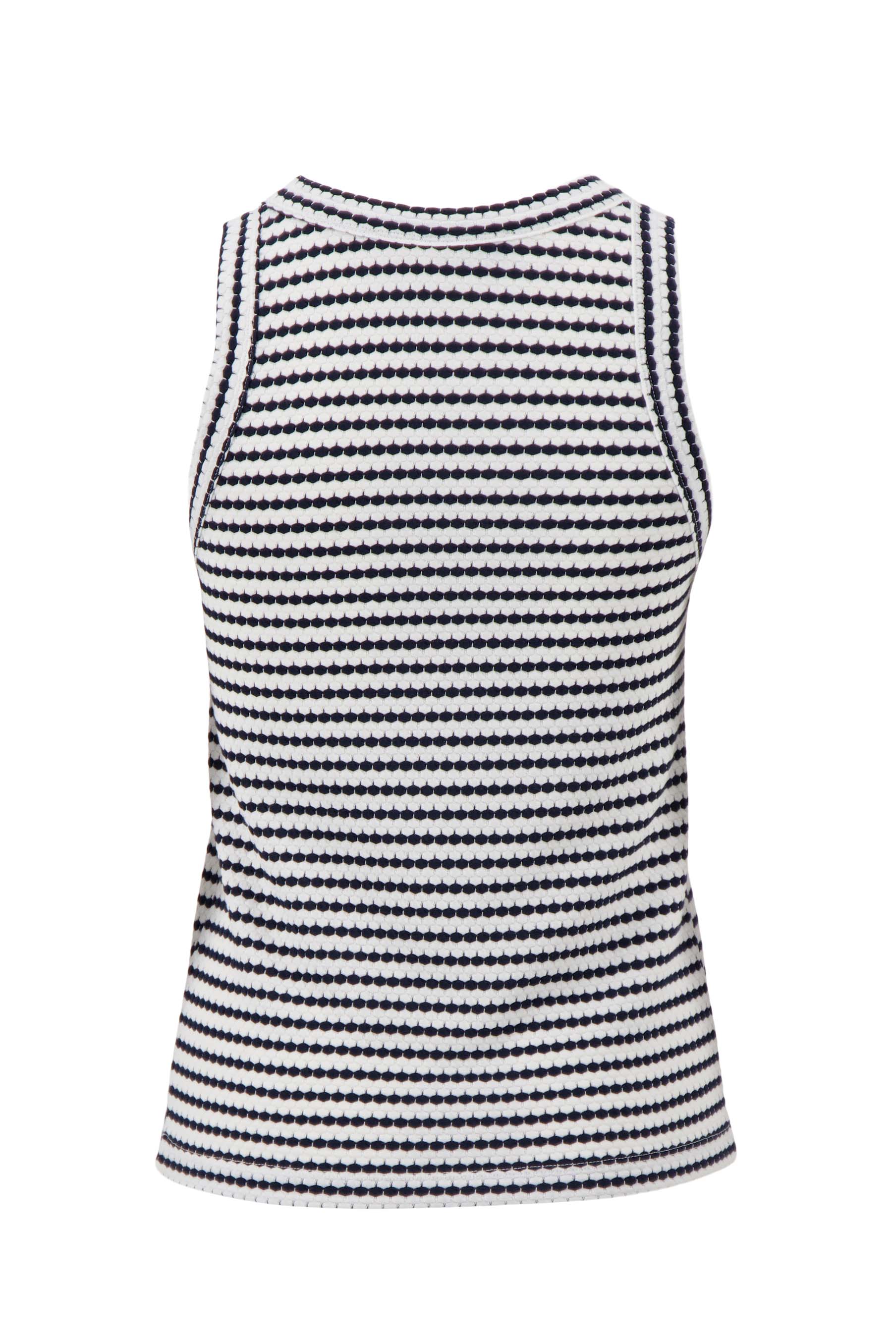 singlet met streep in structuur materiaal