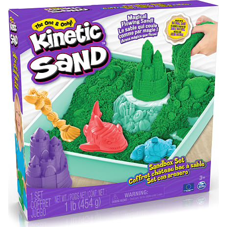 Kinetic Sand sandkasse-sæt - grøn