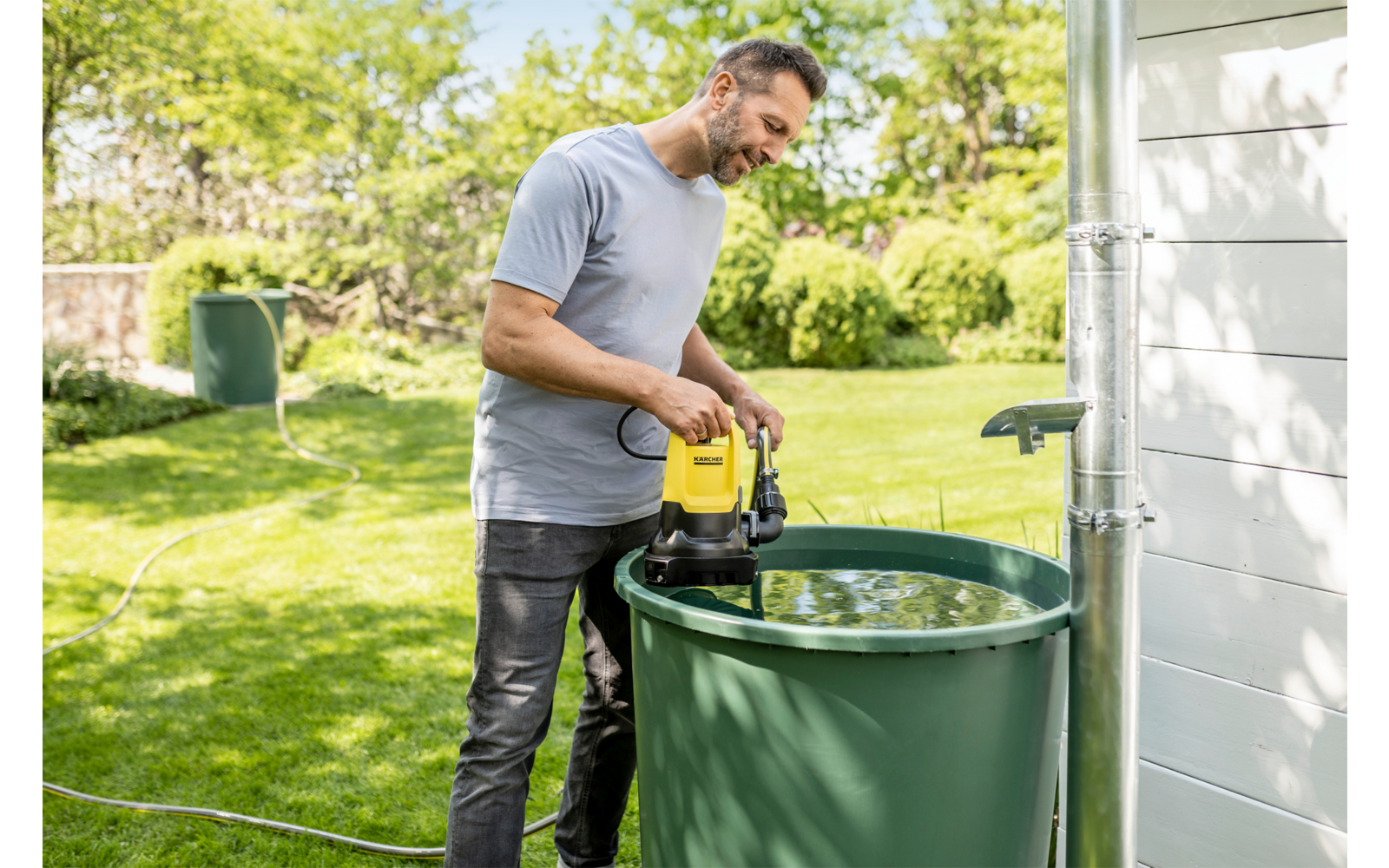 Kärcher Tauchpumpe SP 16.000 Dual mit 2-in-1-Funktion für Schmutzwasser 16000 Liter/Stunde