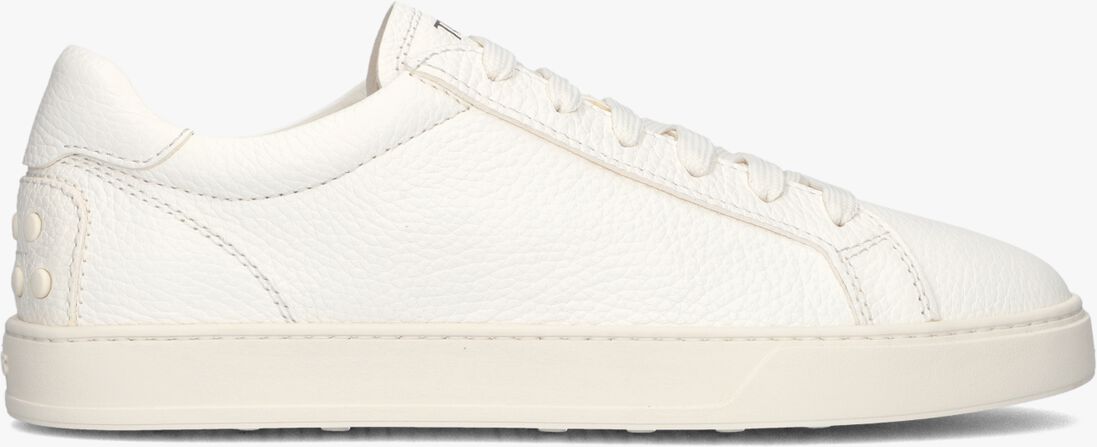witte tod's lage sneakers allacciata cassetta 04l