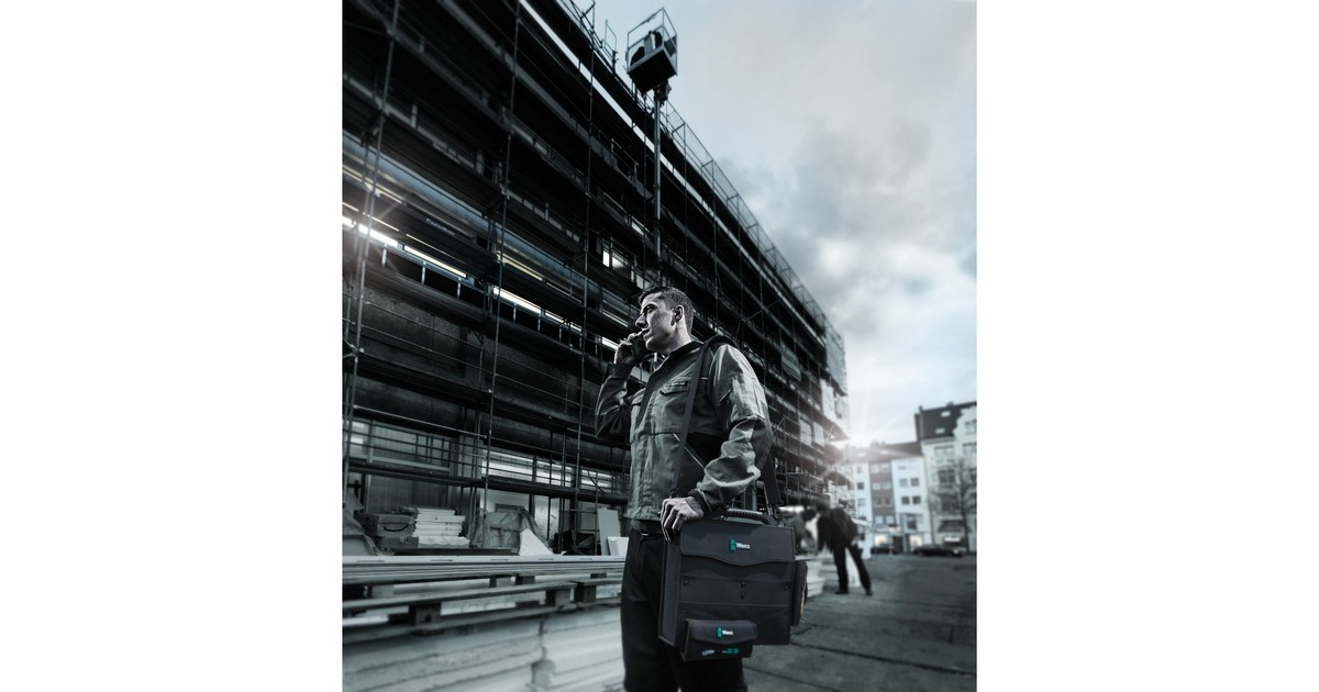Wera2go 2 tas  (Zwart)