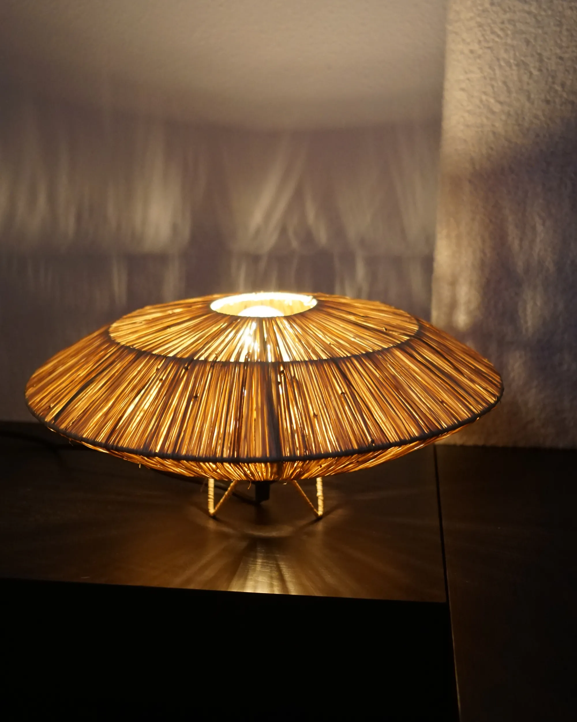 Tafellamp MENTIRI Wicker Natuurlijk