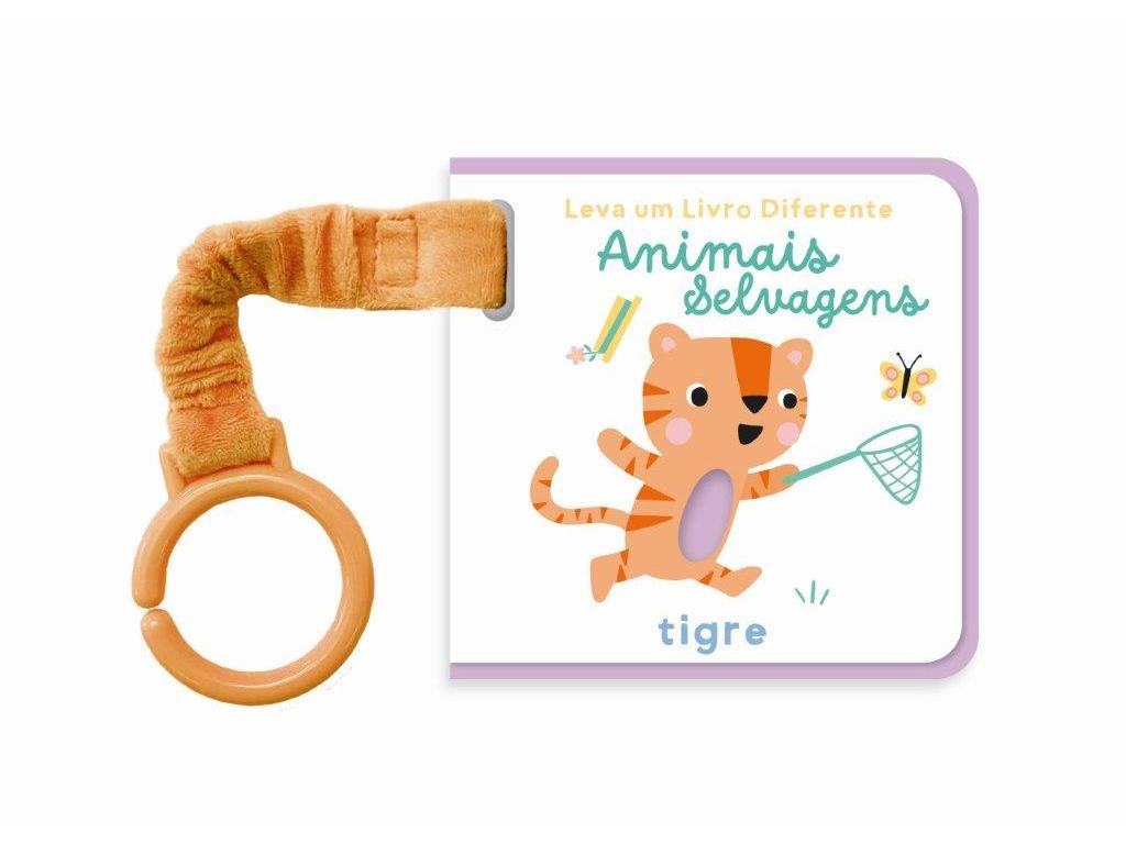 LIVRO LEVA UM LIVRO DIFERENTE ANIMAIS SELVAGENS - TIGRE