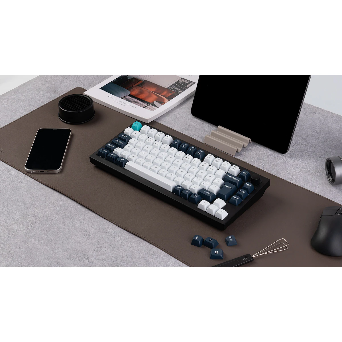Keychron Q1 Max trådløst tastatur (Red brytere)