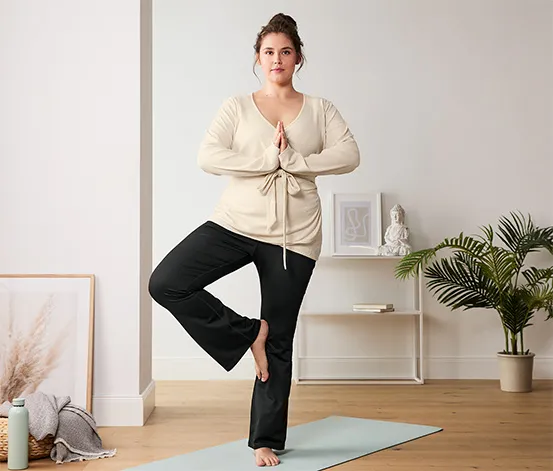 Bodyforming-Sporthose, schwarz