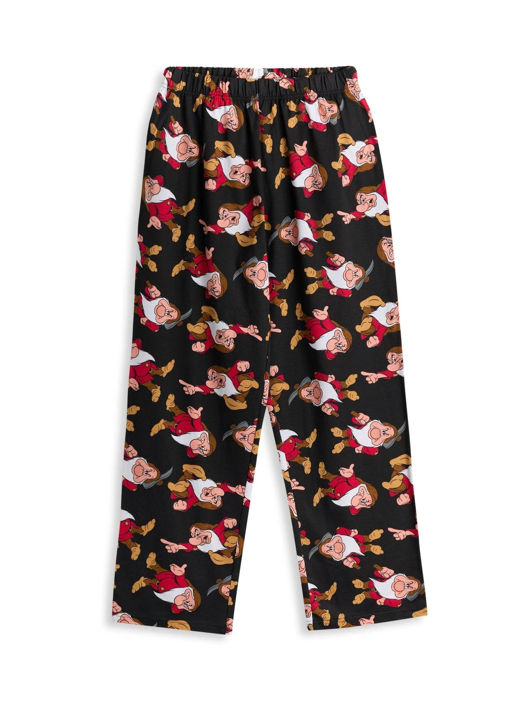 Vanilla Underground heren Disney Sneeuwwitje zwart pyjama met korte mouwen en lange pijpen van 100% katoen