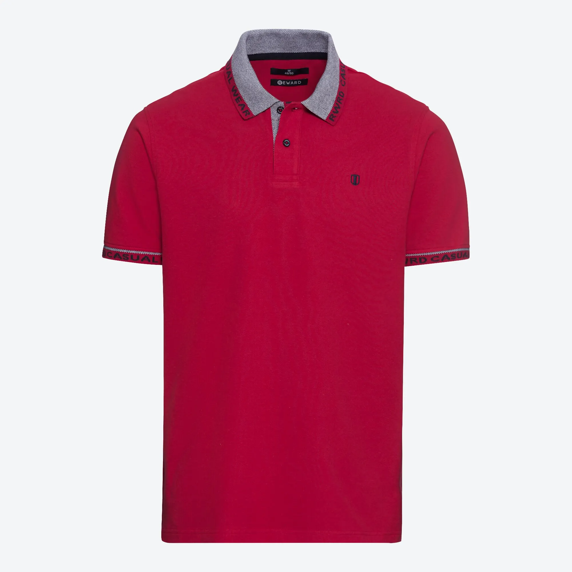 Herren-Poloshirt mit Kontrast-Kragen