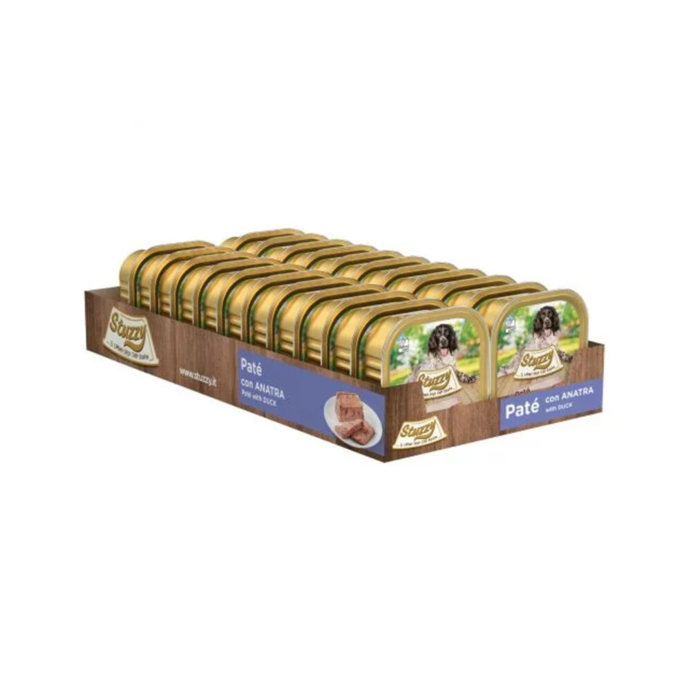 22x Stuzzy Hondenvoer Paté Eend150 gr