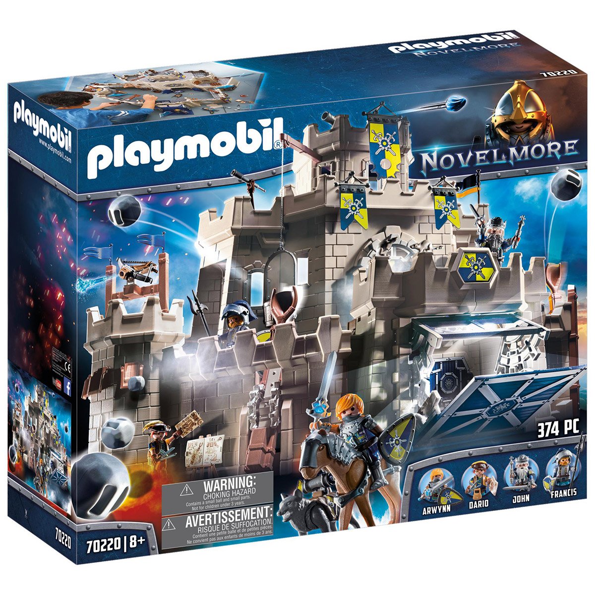 Grand château des Chevaliers Playmobil Novelmore 70220