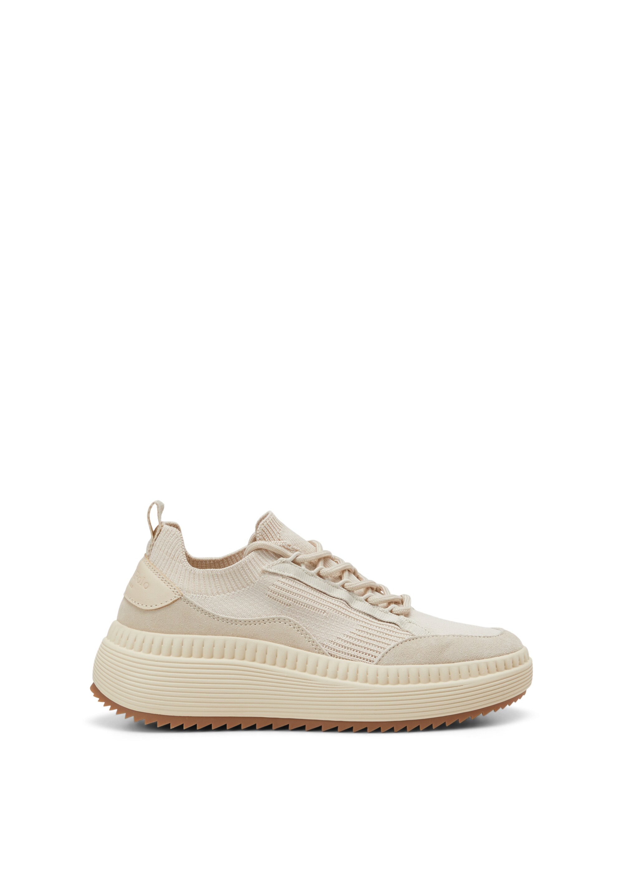Sneaker mit atmungsaktiven Strickeinsätzen