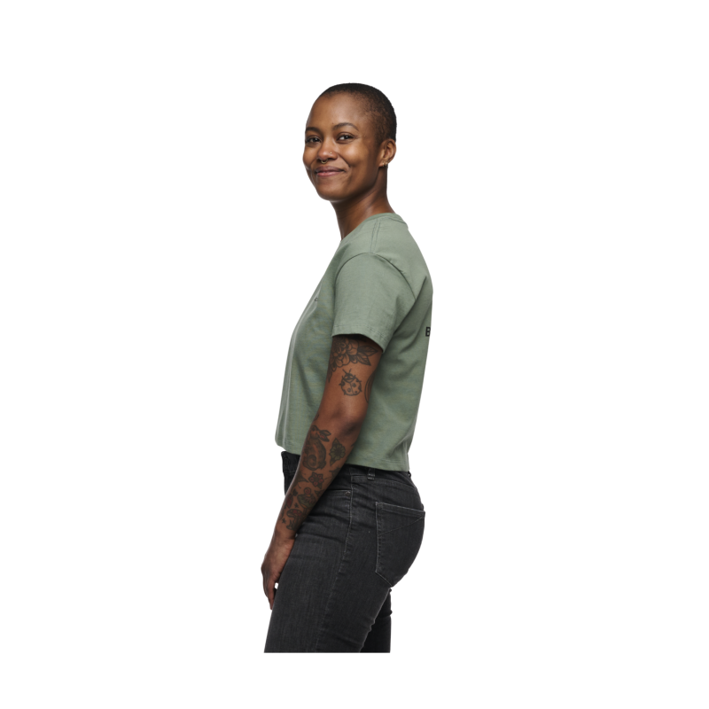 Faded Crop SS Tee - T-shirt femme