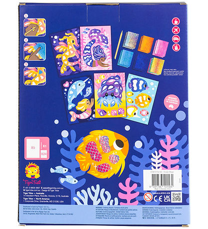 Tiger Tribe Kreas?t - Foil Art - Ocean Magic