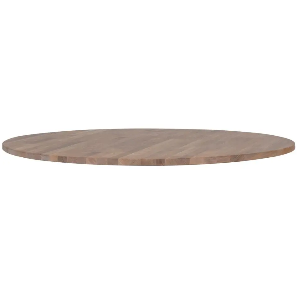 WOOOD Tablo Rond Tafelblad Incl. 2-Standen Poot Conisch - 74,4x120x120