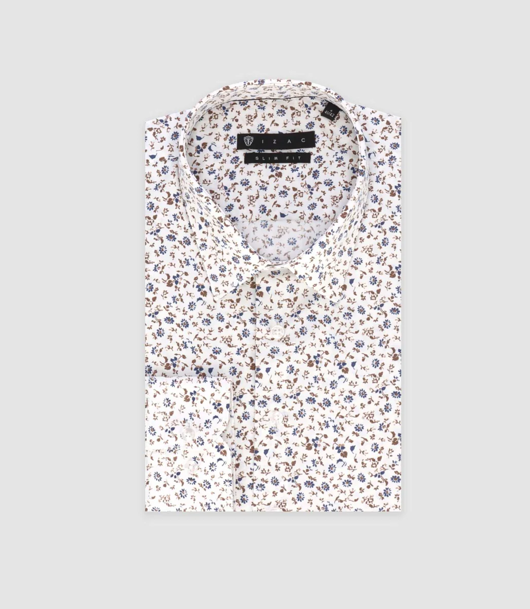 Chemise ville marron 