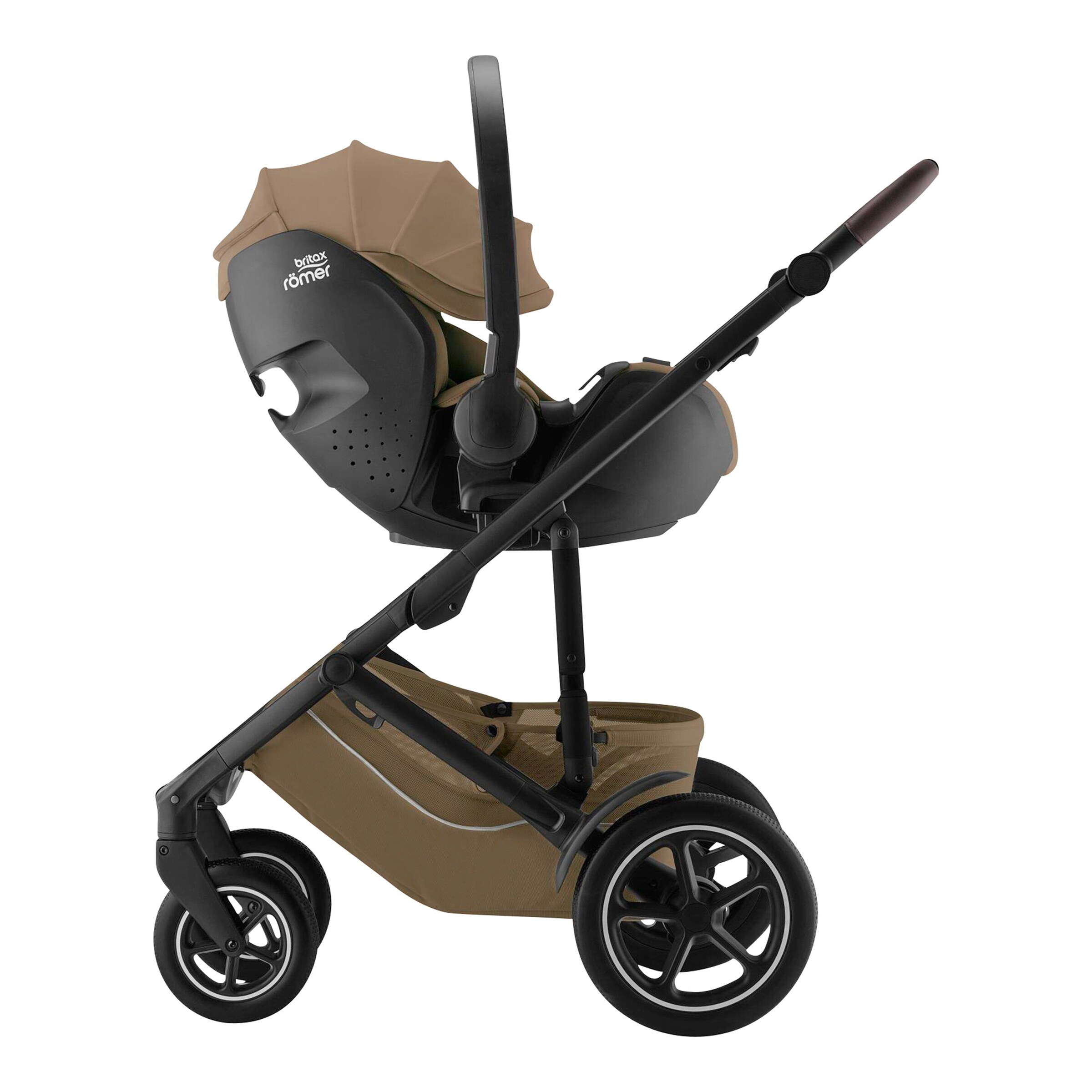 Britax Römer - Britax Römer Diamond Kombikinderwagen SMILE 5Z LUX Trio-Set inkl. Babyschale BABY-SAFE PRO i-SIZE warm caramel