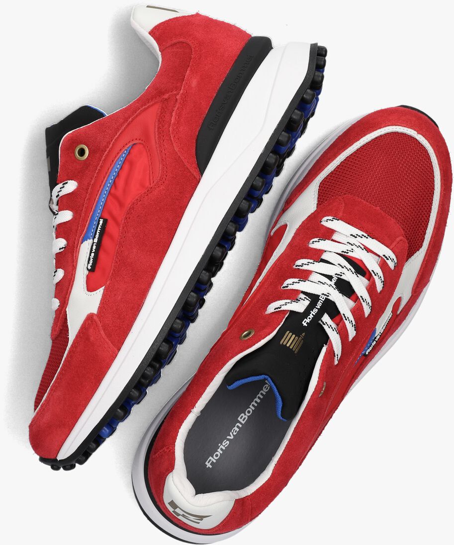 FLORIS VAN BOMMEL rode floris van bommel lage sneakers sfm-10187