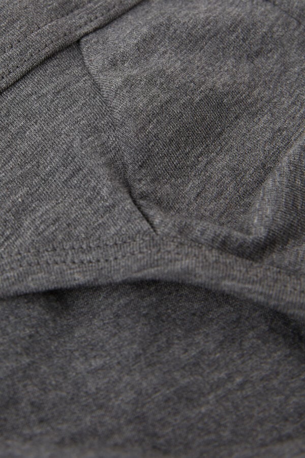 Cueca de cintura baixa em algodão elástico Supima®