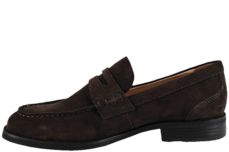 VAGABOND MARIO LOAFERS I MØRKEBRUNT RUSKIND