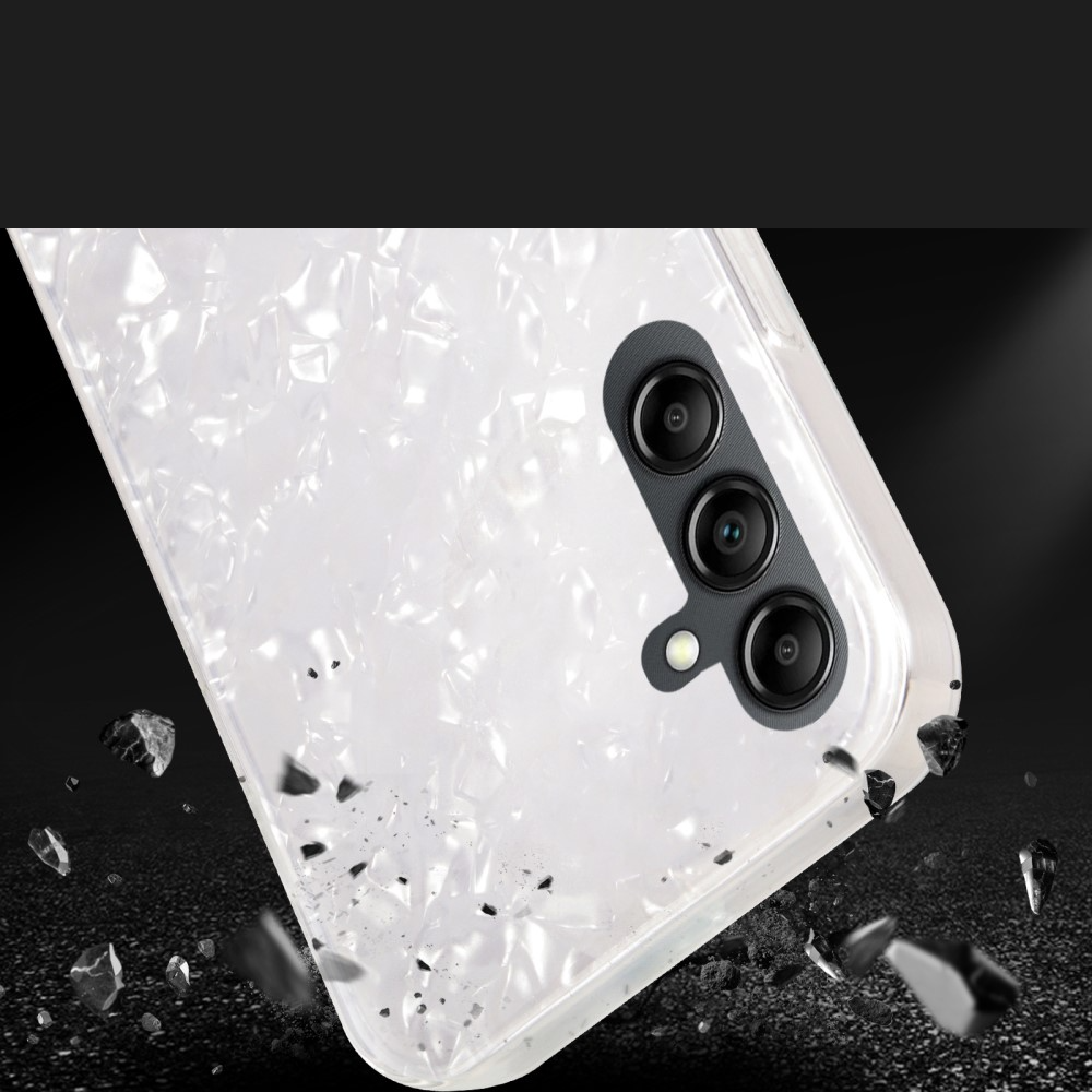 Samsung Galaxy A54 5G Hybrid Hülle TPU Bumper   Acryl Rückseite - Grau
