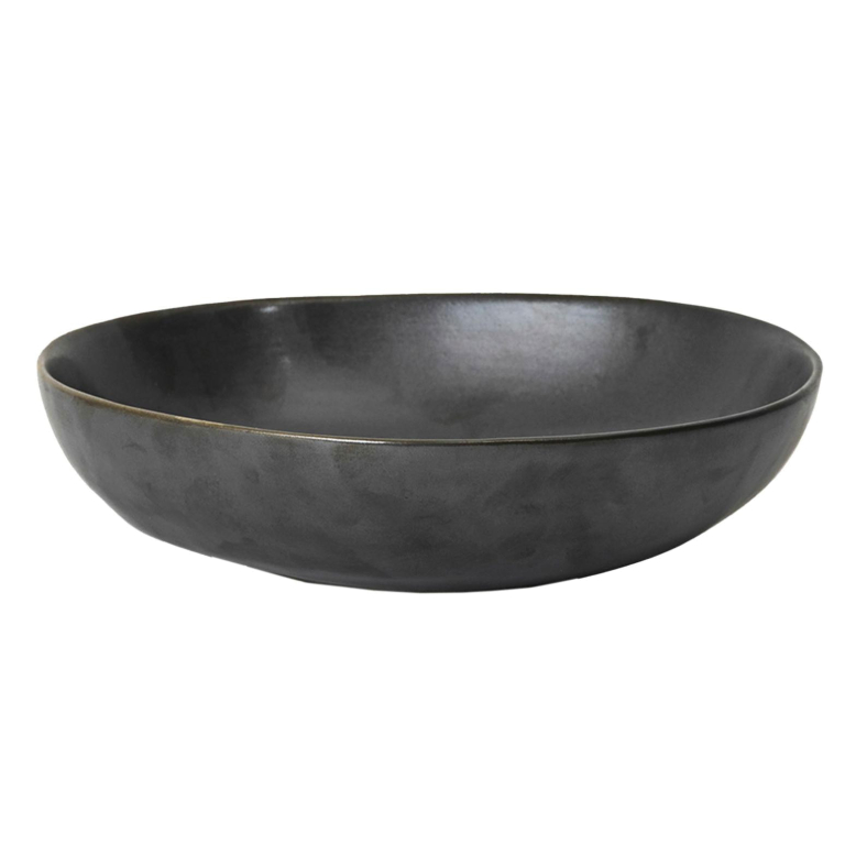 Ferm Living Flow fruitschaal L black