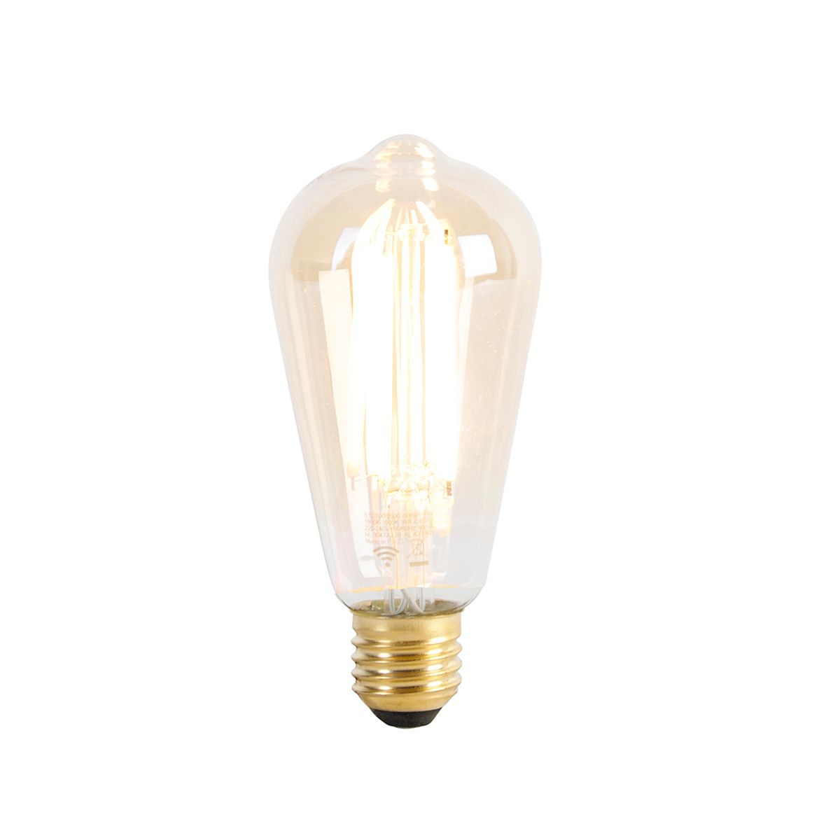 Smart E27 LED lamp ST64 goud 7W 806 lm 1800-3000K