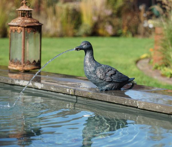 Ubbink Polyresin-Wasserspeier Ente, ca.