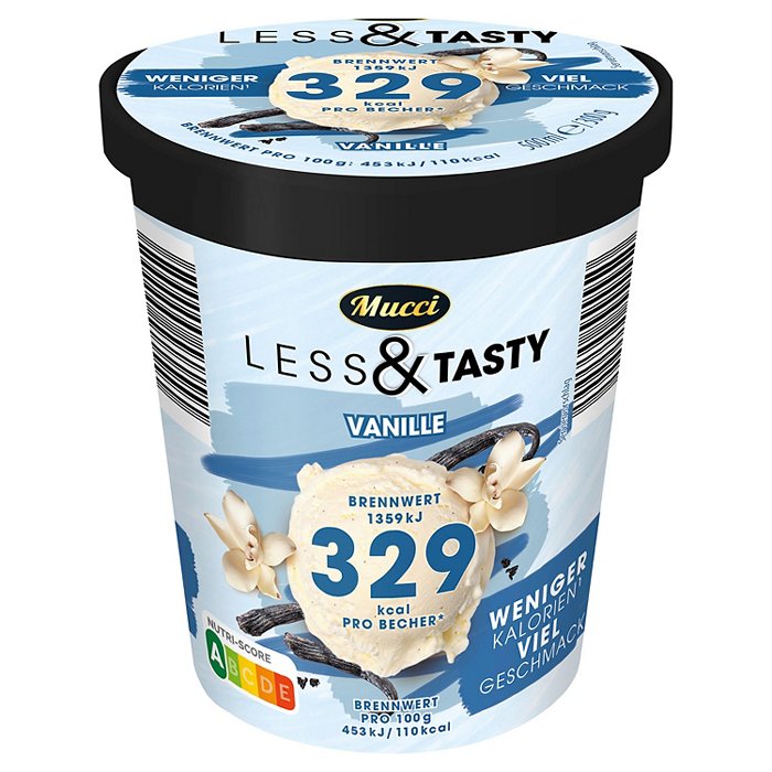 MUCCI Less and Tasty 0,5 l, Vanille