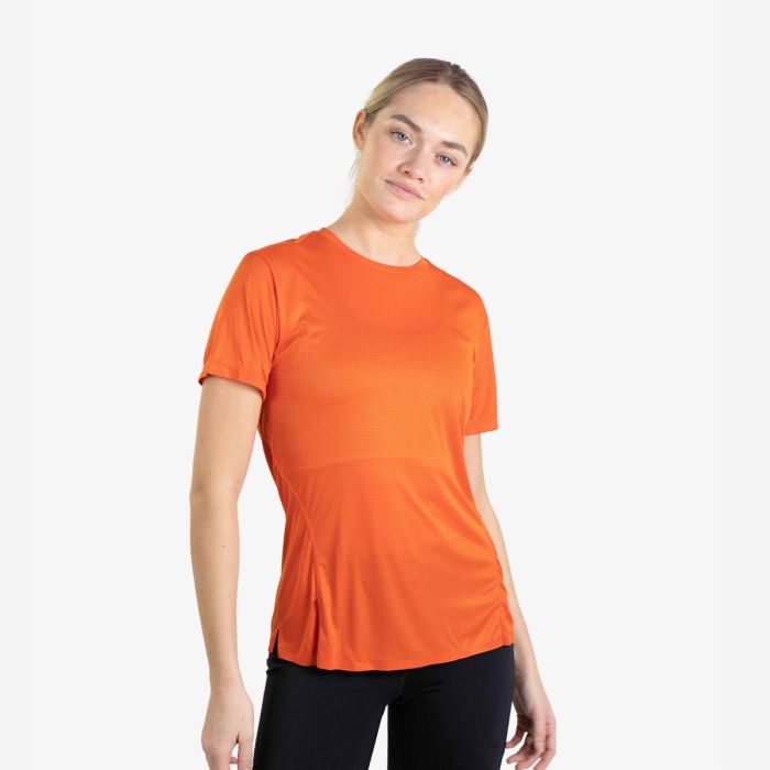 Lipati Dame T-shirts Strato AL Tee Regular Fit Orange