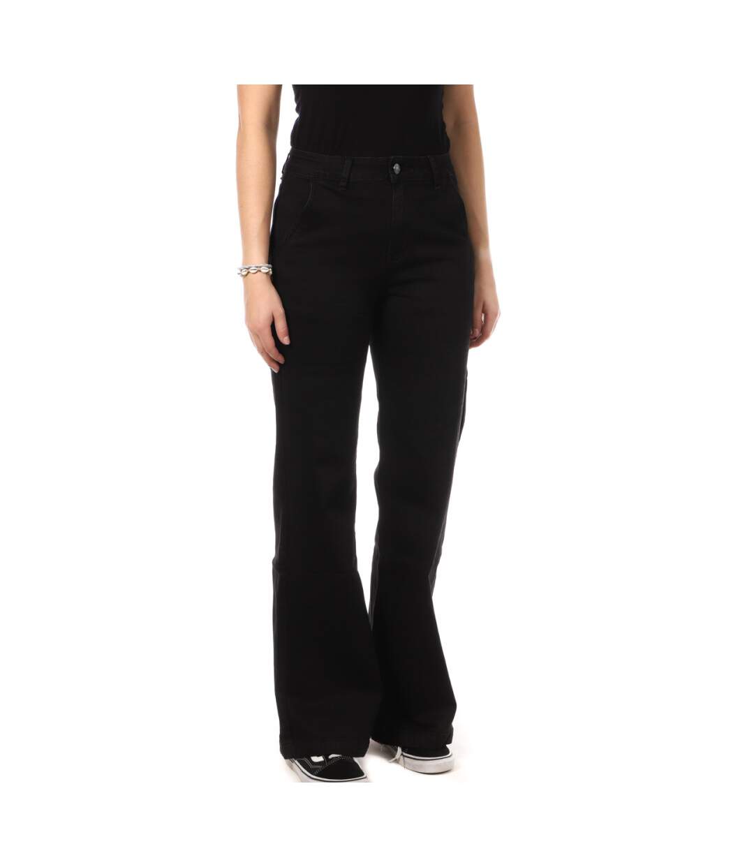 Jean Droit Noir Femme My Tina's 275