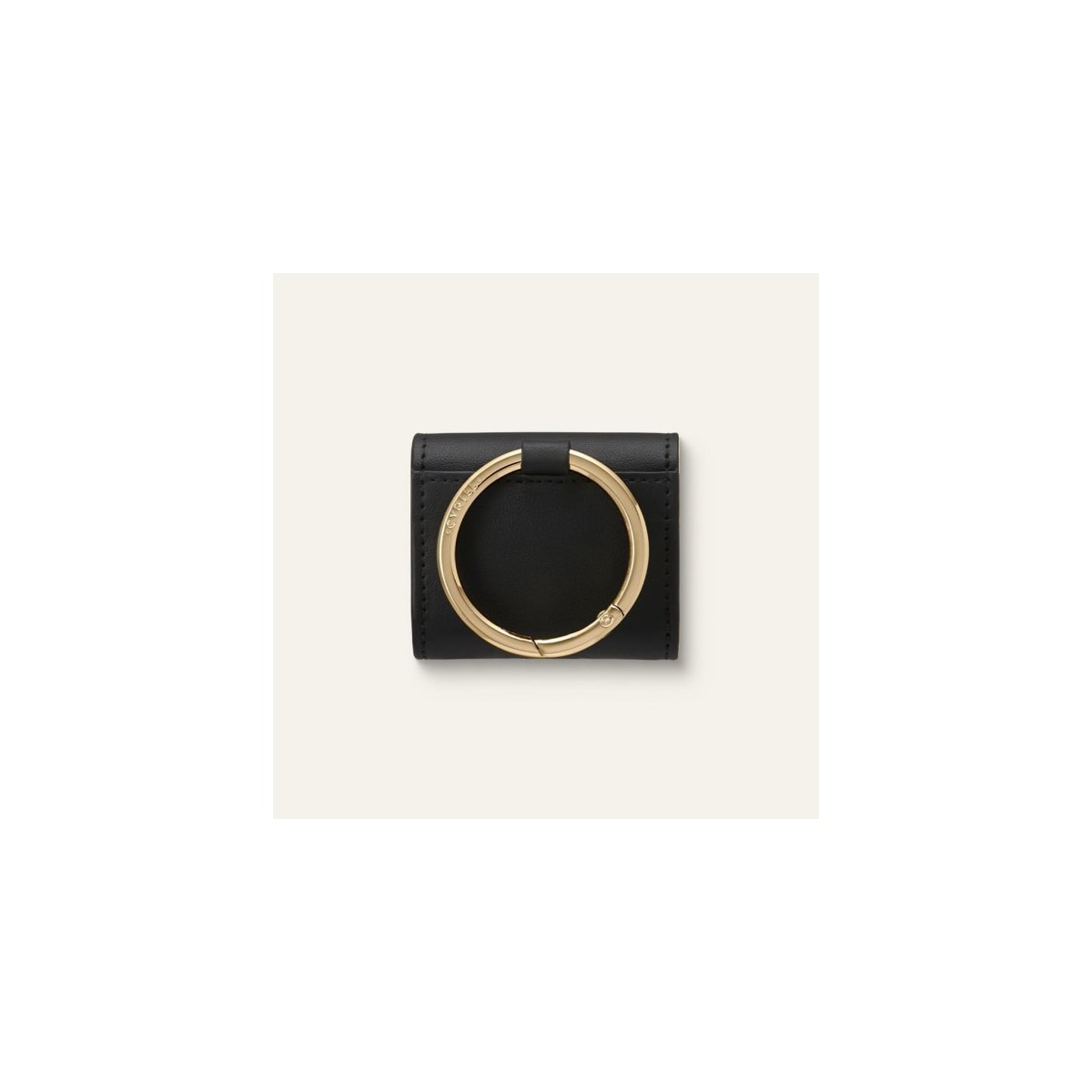 AirPods 3 Deksel Mini Bag Classic Leather Black