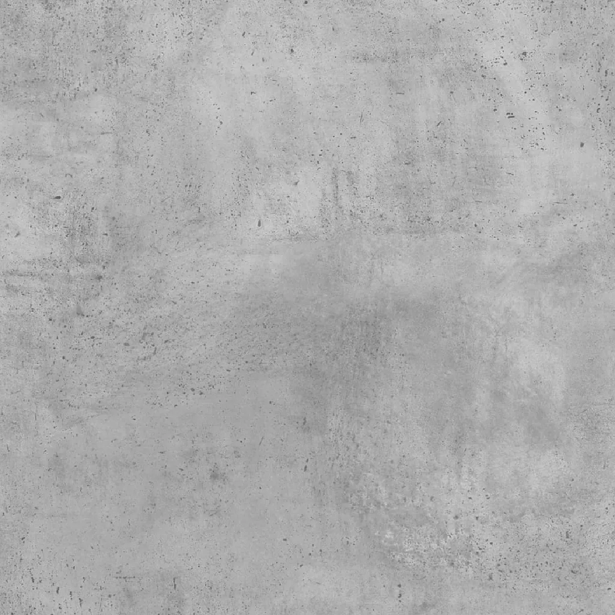 Helloshop26 Coiffeuse avec miroir - Gris béton