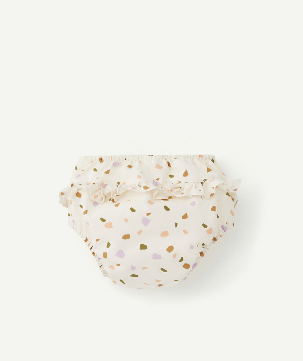 LASSIGCOUCHE DE BAIN ÉCRUE ET MULTICOLORE
