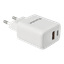Lader USB-A + USB-C 20 W 5V/3A 110/230 V