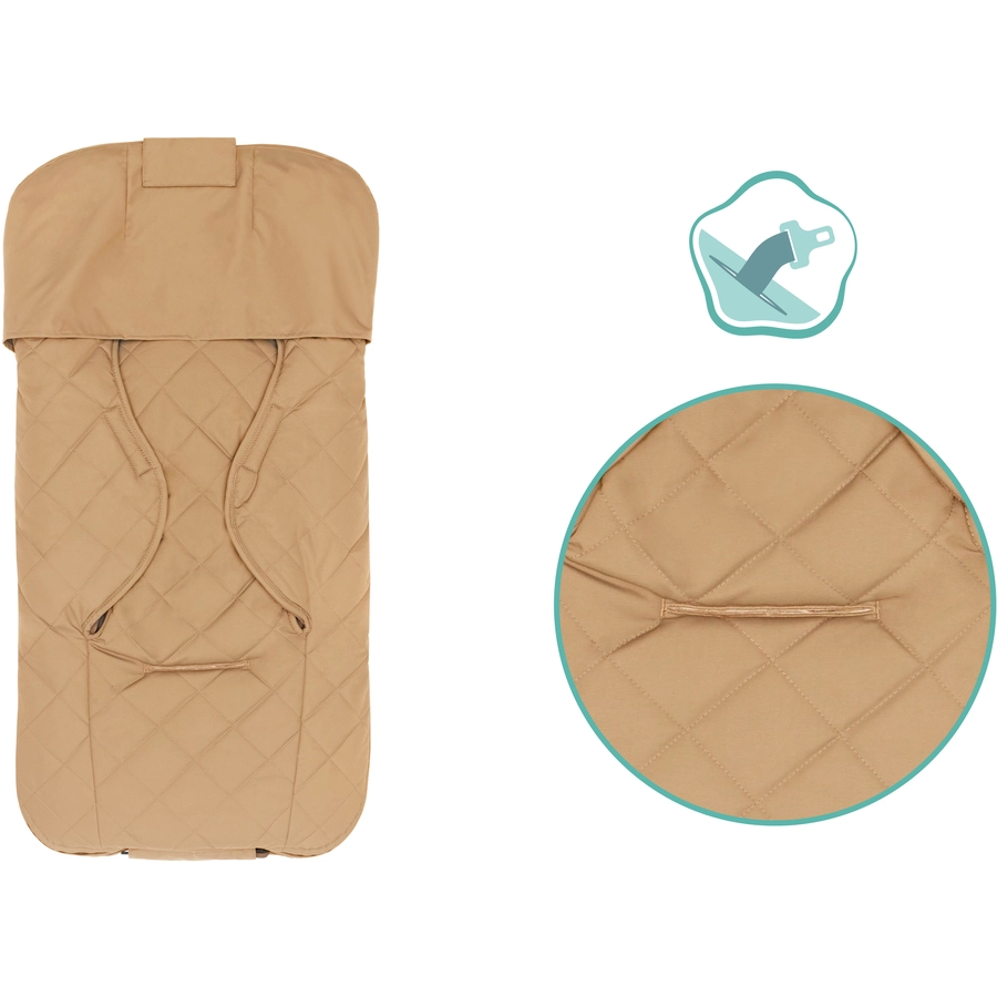 fillikid Winterfußsack Nevado für Babyschale Cappuccino