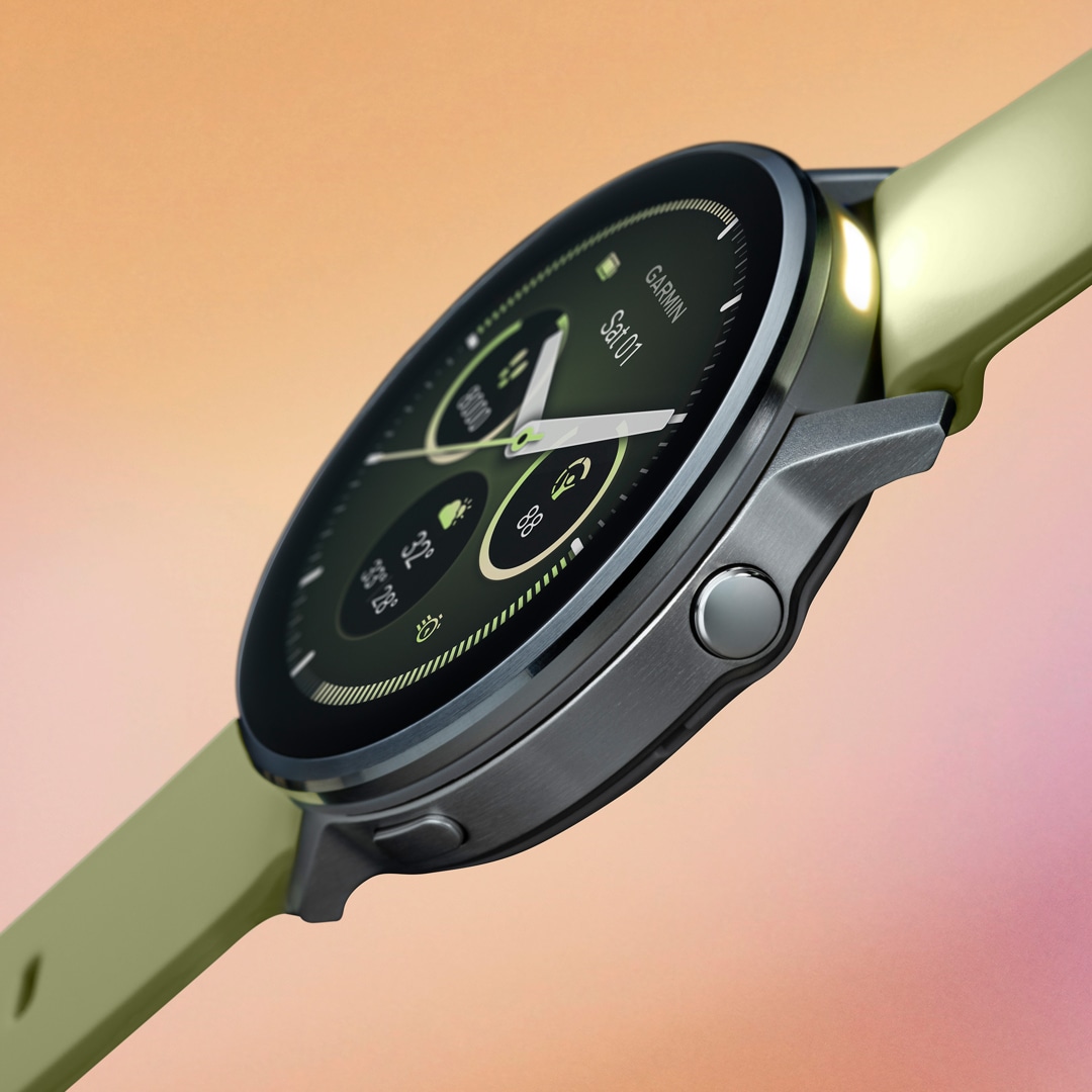 Garmin Venu 4 - 45mm Silber / Zitrone