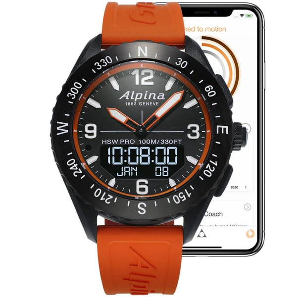 Montre outdoor ALPINA WATCHES ALPINA WATCHES ALPINERX ORANGE 23 ORANGE