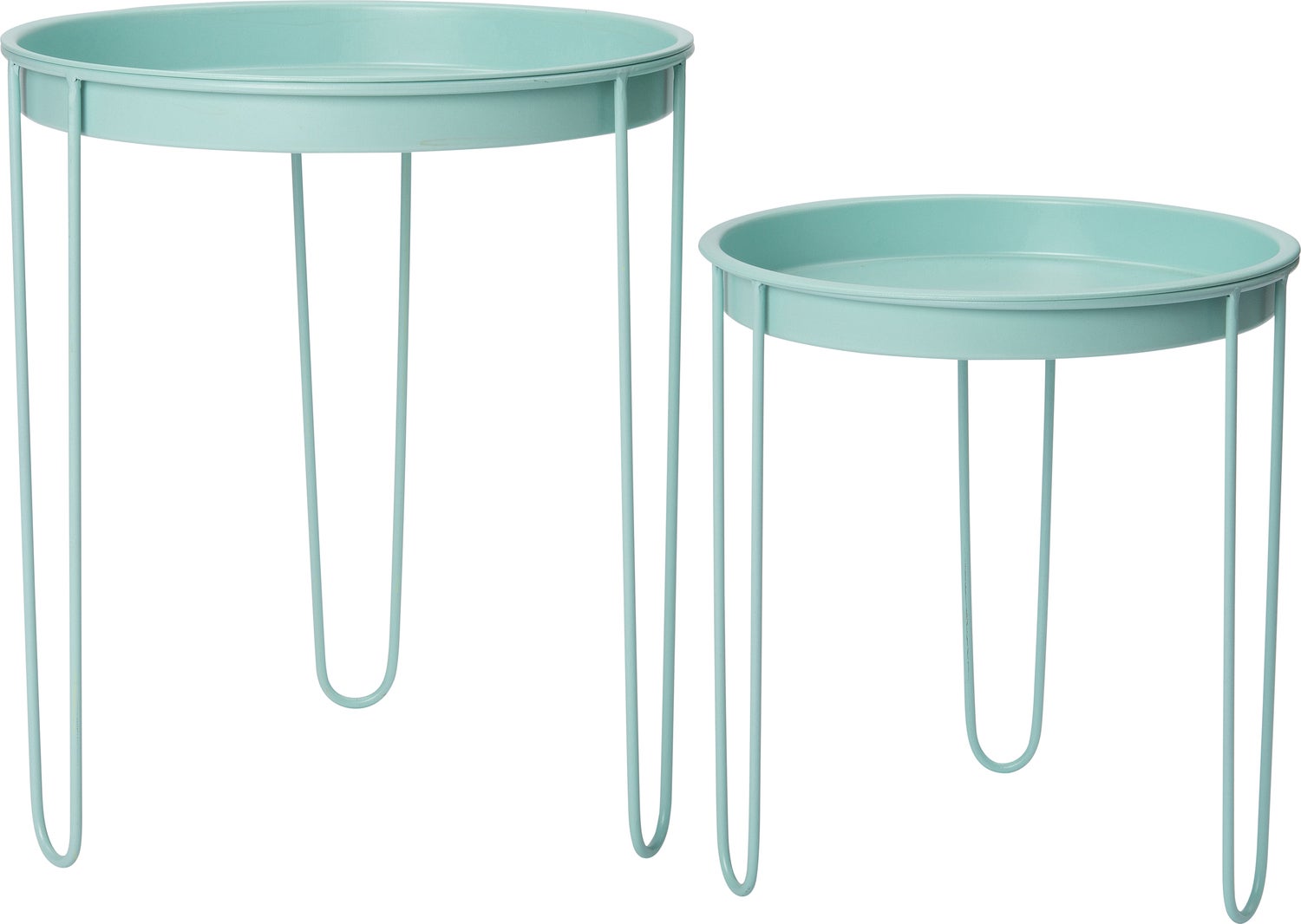 Intratuin bijzettafel Tray groen D 39 H 45 cm