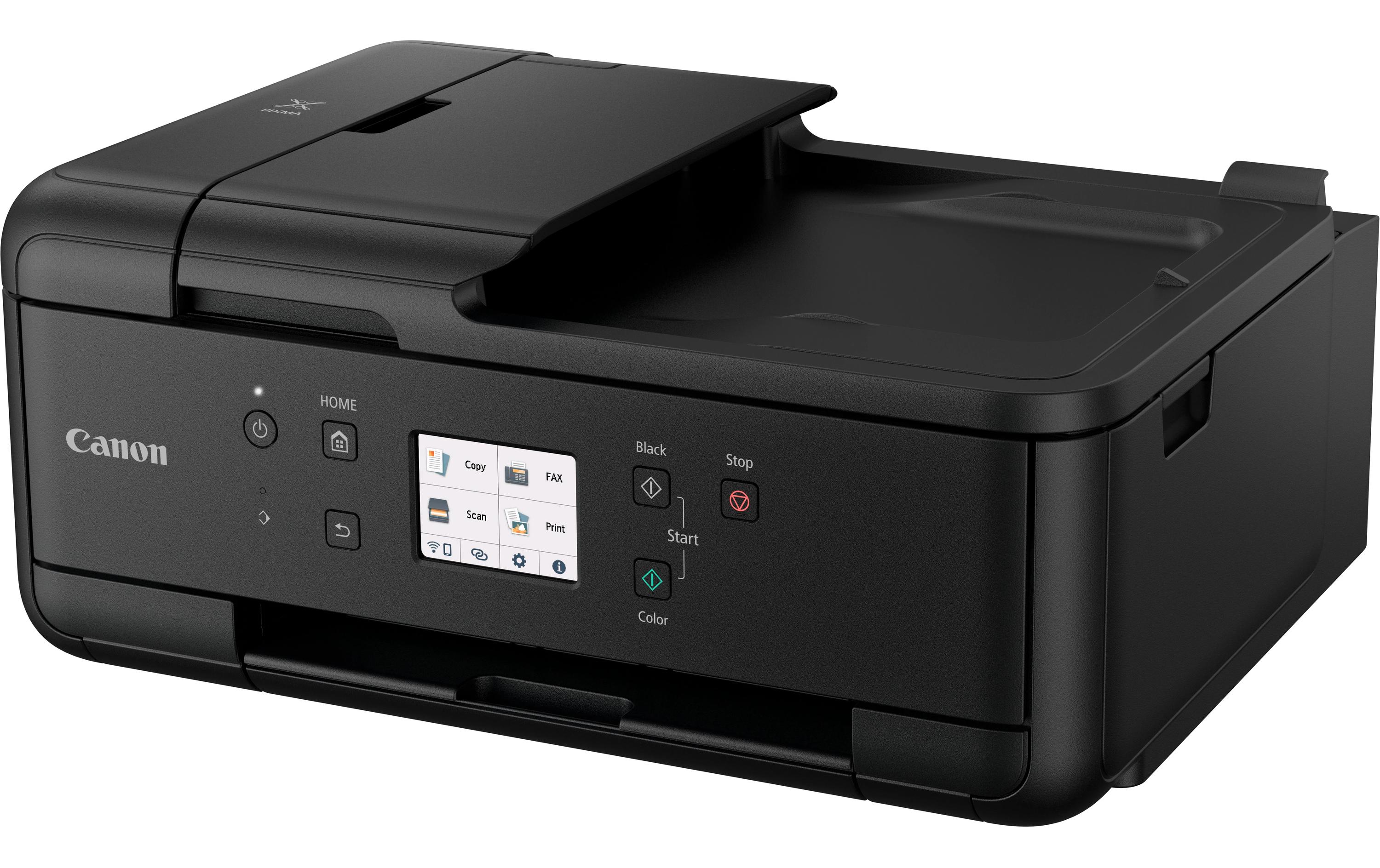 Multifunktionsdrucker PIXMA TR7650<br>4-in-1-Multifunktionssystem mit 5 separate Tintenpatronen