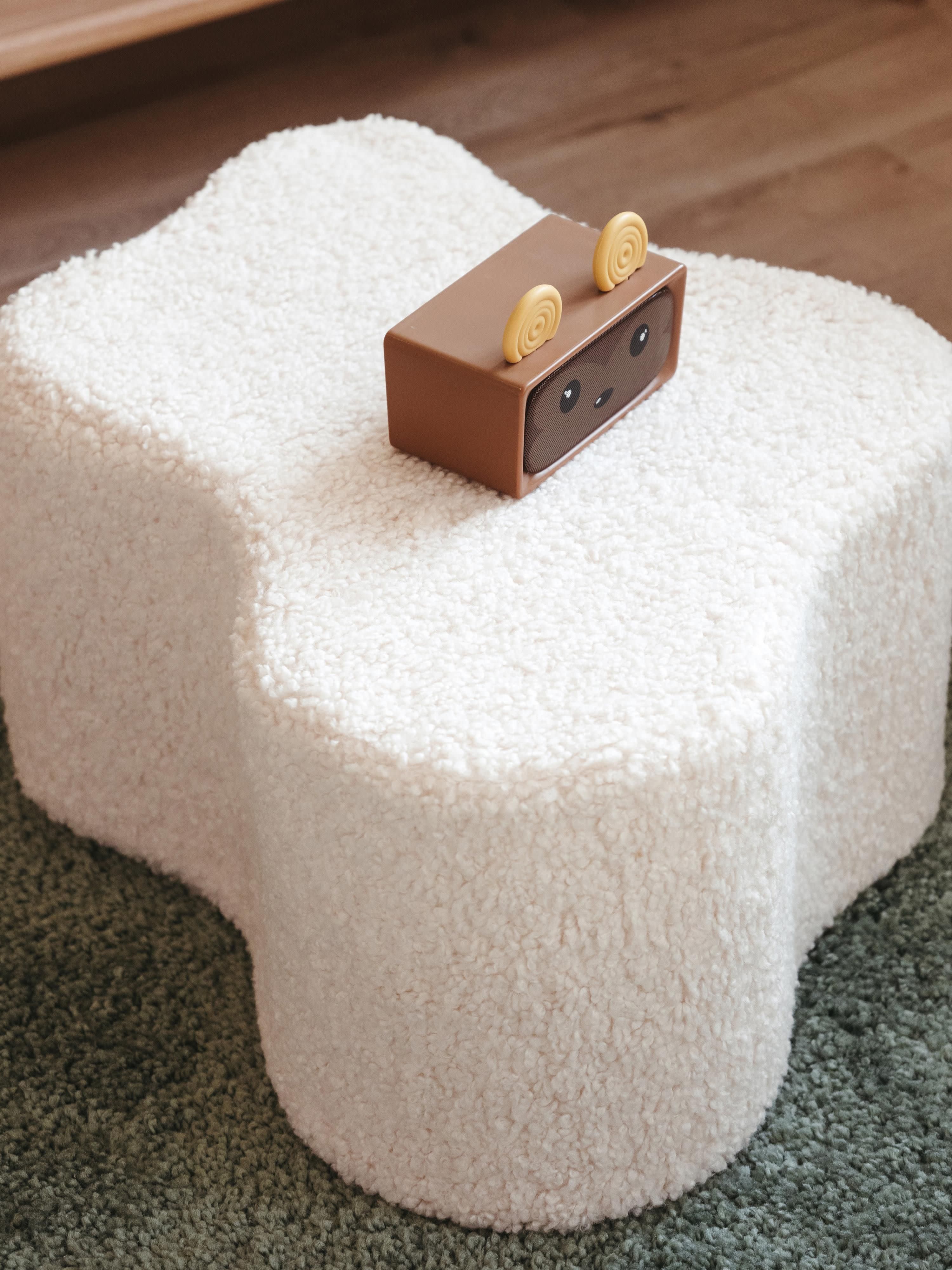 Handgemaakte teddy poef Cloud