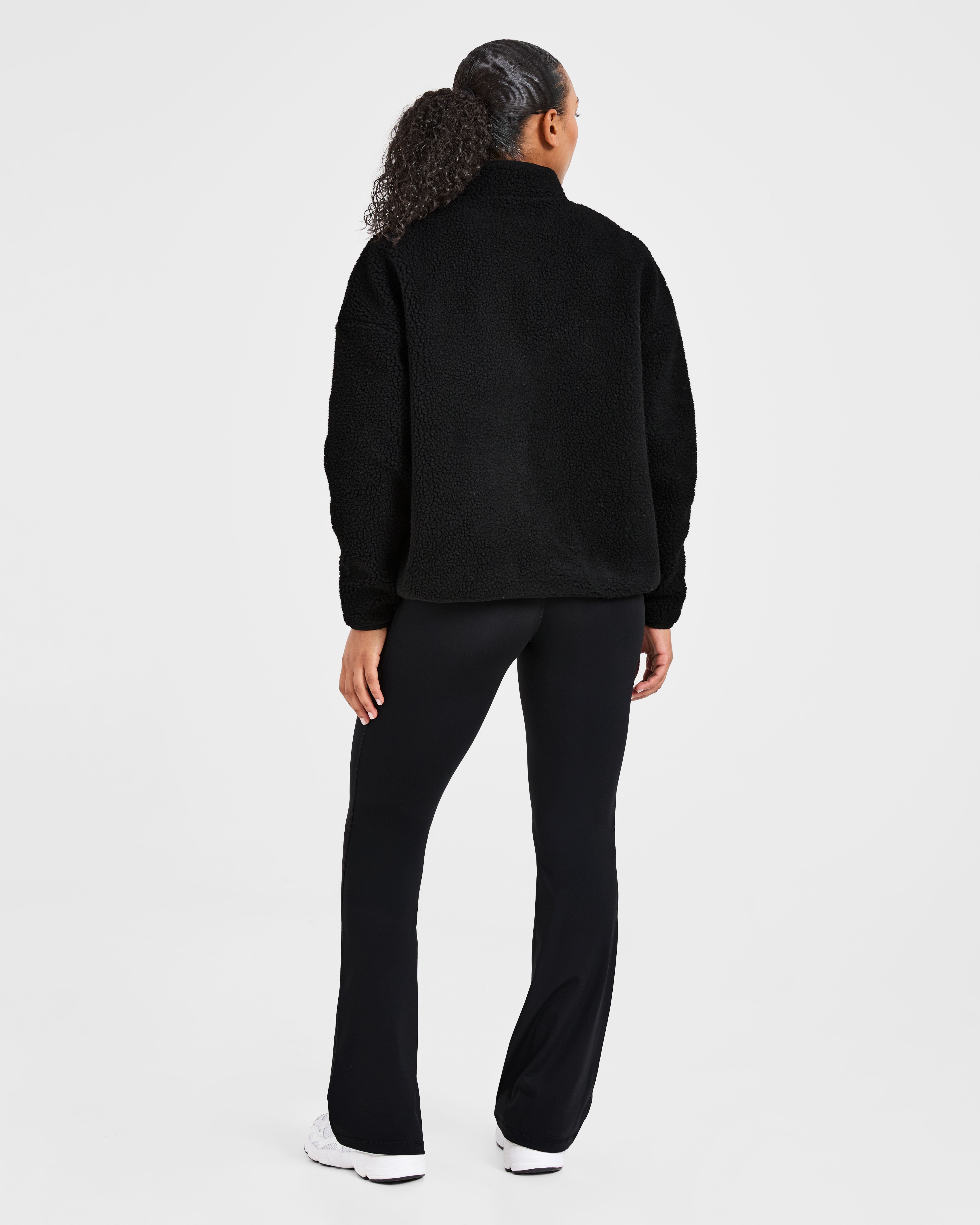 Oversized Zip Up Fleece Jacket
