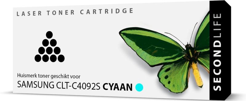 PrintAbout huismerk Toner CLT-C4092S (SU005A) Cyaan Geschikt voor Samsung