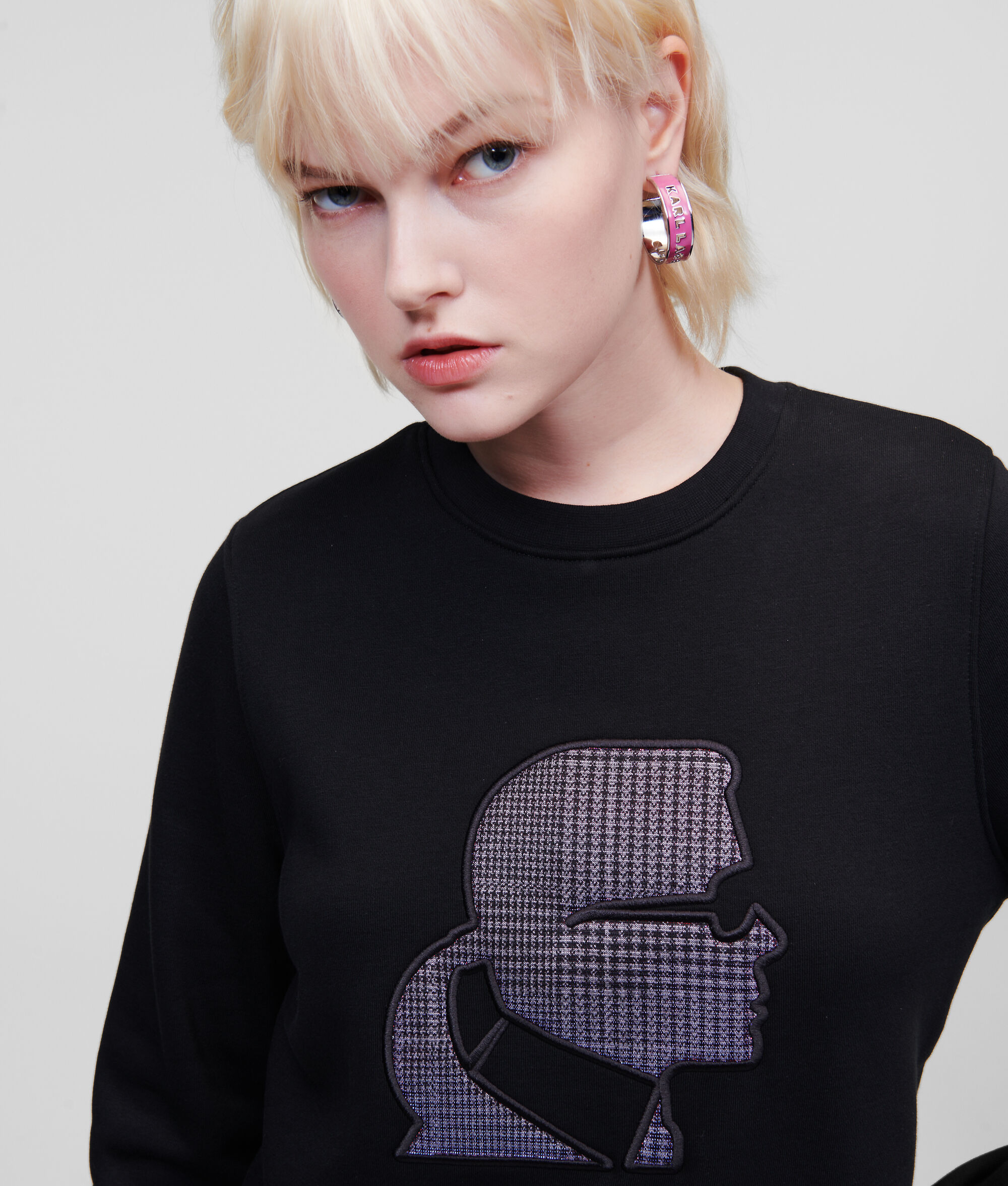 SWEAT-SHIRT À CARREAUX KARL KAMEO