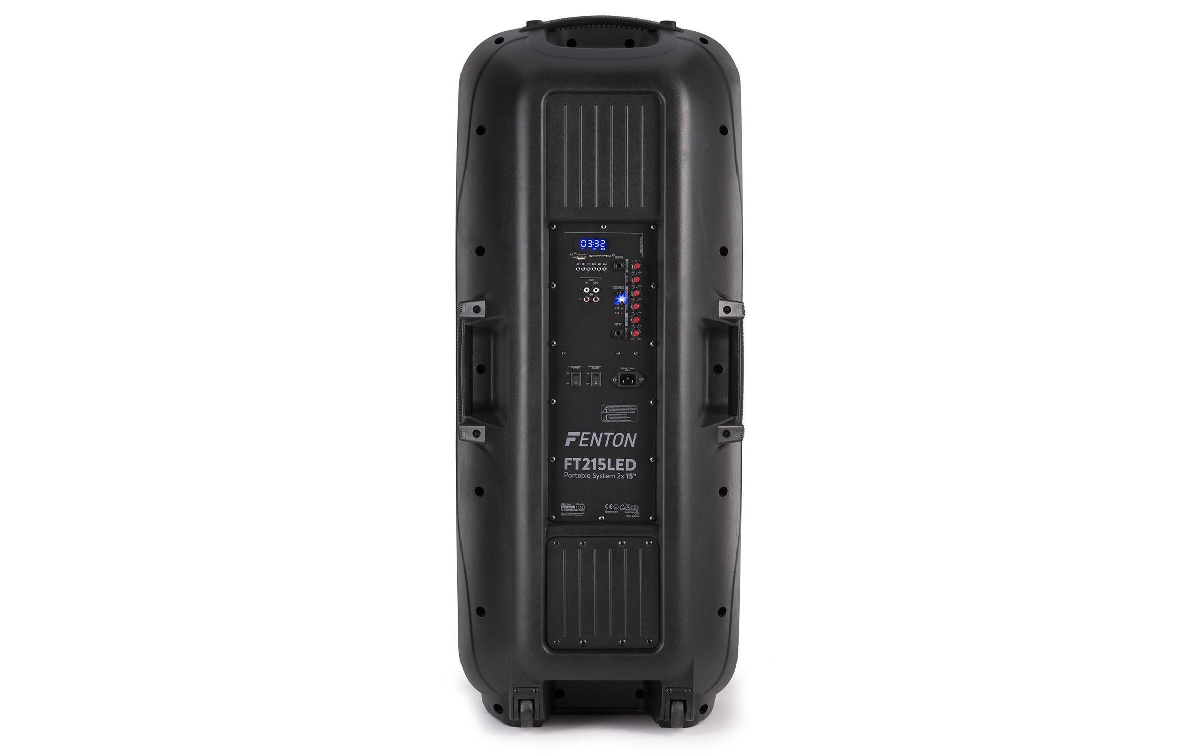 FENTON Lautsprecher »FT215LED Aktiv Trolley-Speaker« ( )