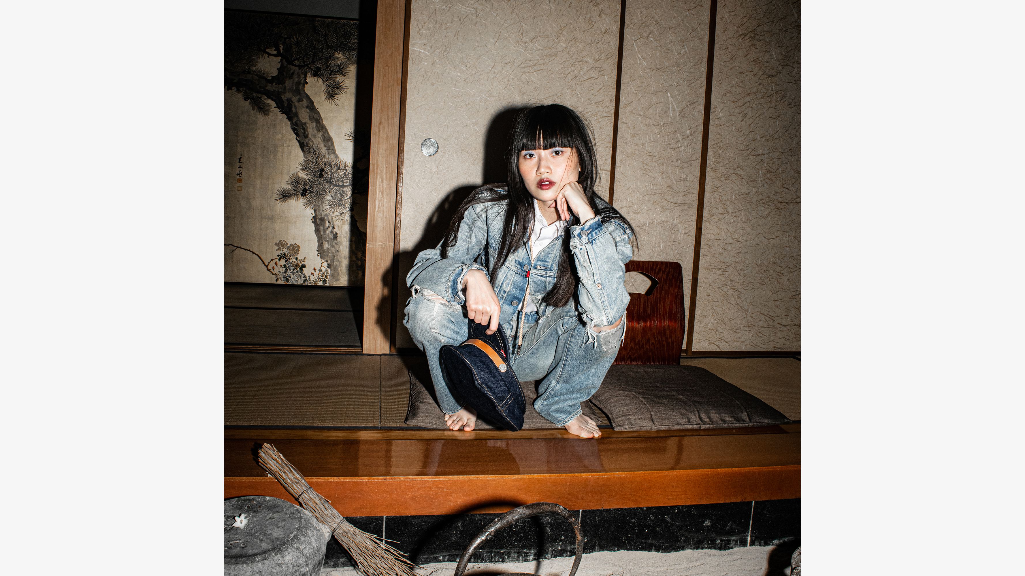 Levi's® x KENZO Type II Trucker Jacket - Light Indigo - Bleu