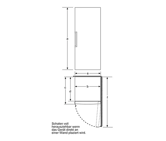 Bosch Gefrierschrank »GSN51AWCV«, C (von A bis G), 290 Liter