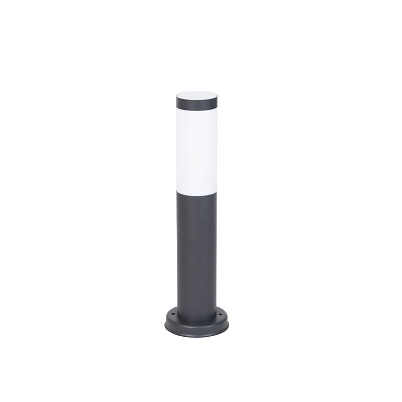 Buitenlamp paal antraciet met opaal 45 cm IP44 - Rox