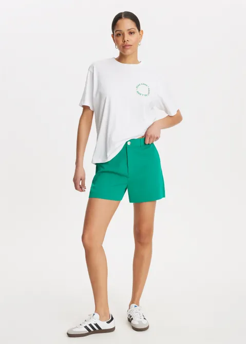 Twill korte broek groen (GRN.D)