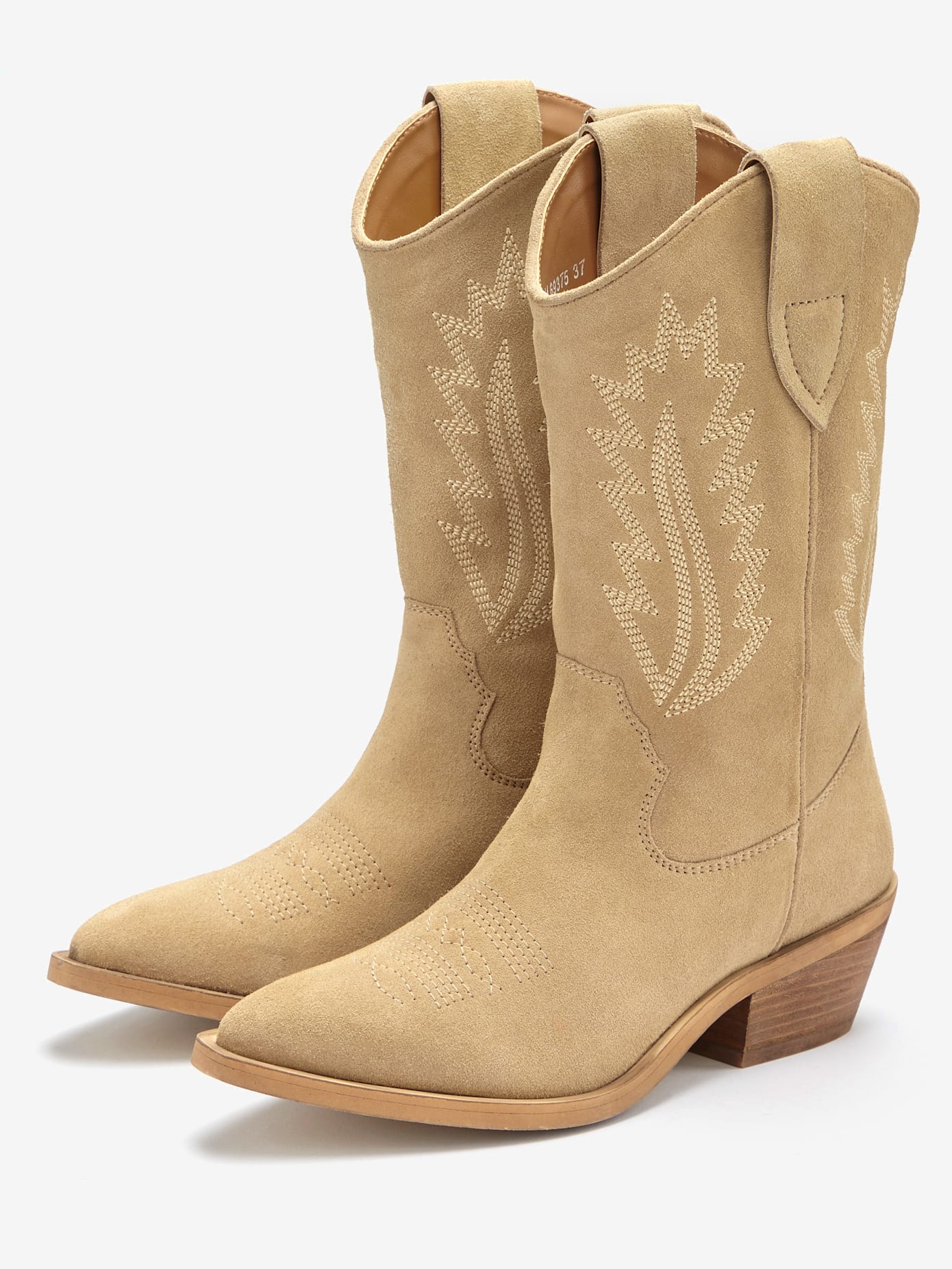 Bottines cowboy bottines d'été en cuir de qualité